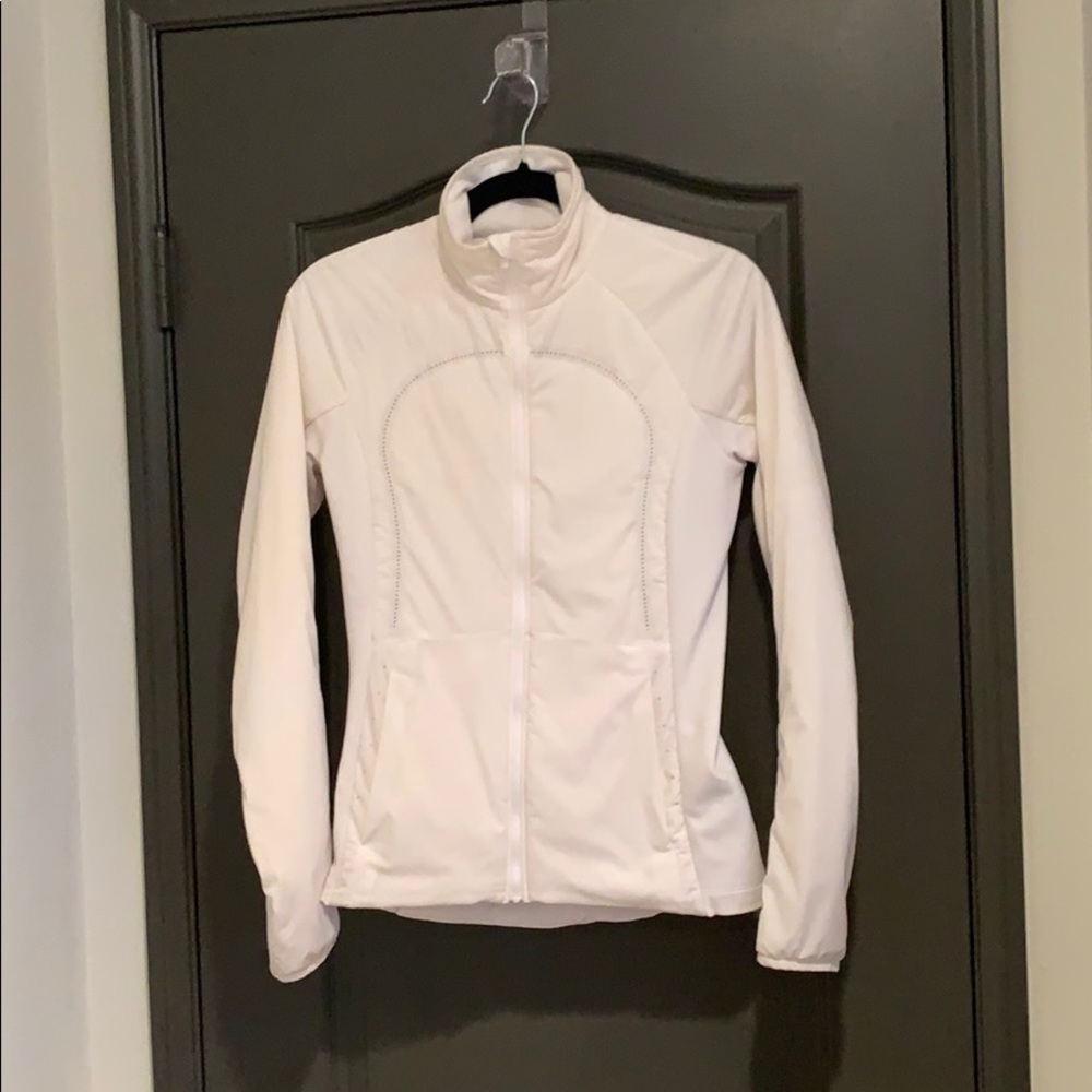 Lululemon White Workout Jacket - 4